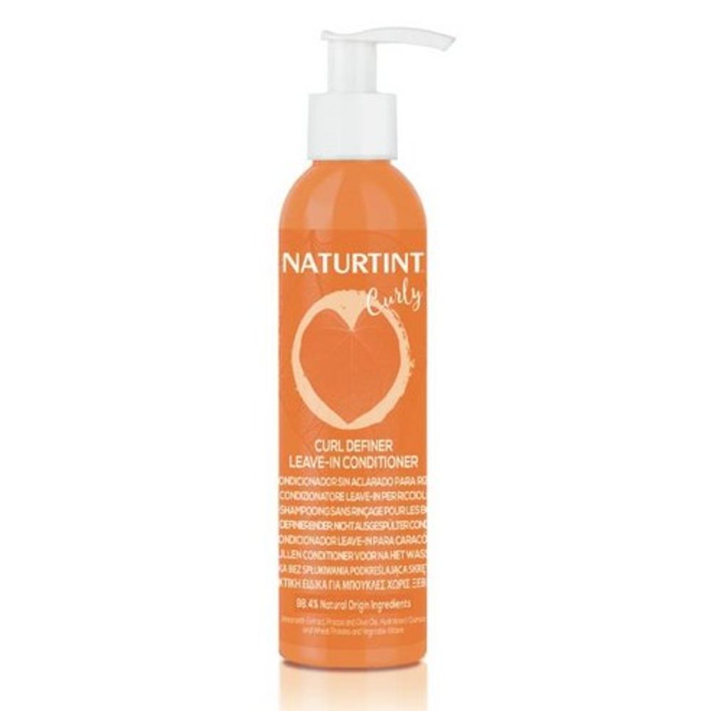 NATURTINT Curl Definer Leave-in Conditioner 200ml for Wavy Curly Hair Styling No-Rinse Frizz Control Hydrating Vegan
